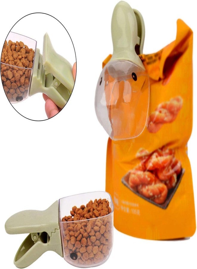 CELLEBII® 2in1 DOG,CAT, PET scoop for food or litter. Durable, BPA-free plastic with comfy grip and built-in clip to seal bags. Fun, compact, and perfect for daily pet care. - Image 5